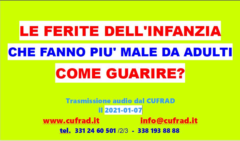 Le ferite dell'infanzia che fanno più male da adulti. Come guarire?