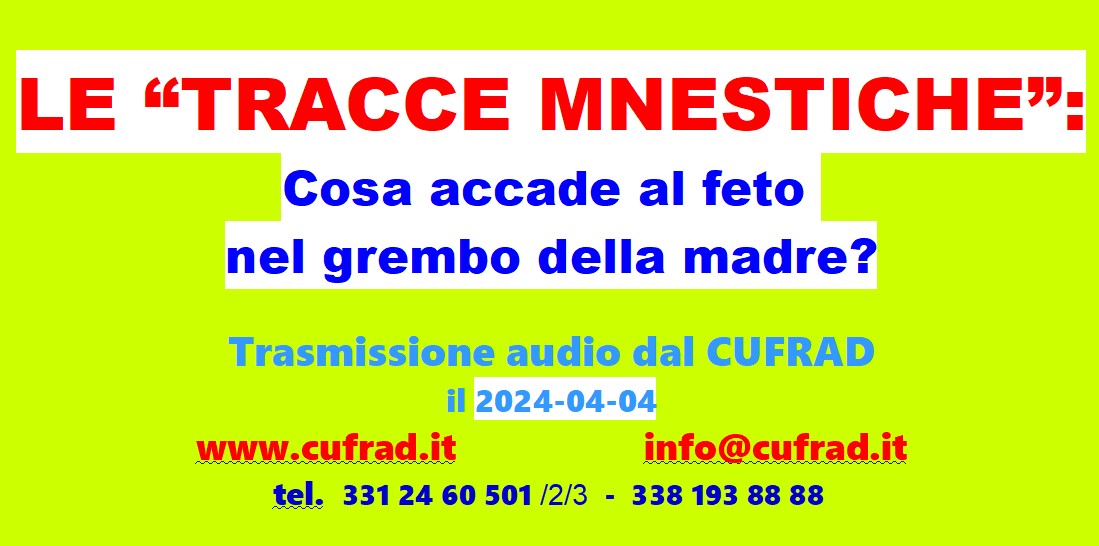 Cosa accade al feto nel grembo della madre: le tracce mnestiche.