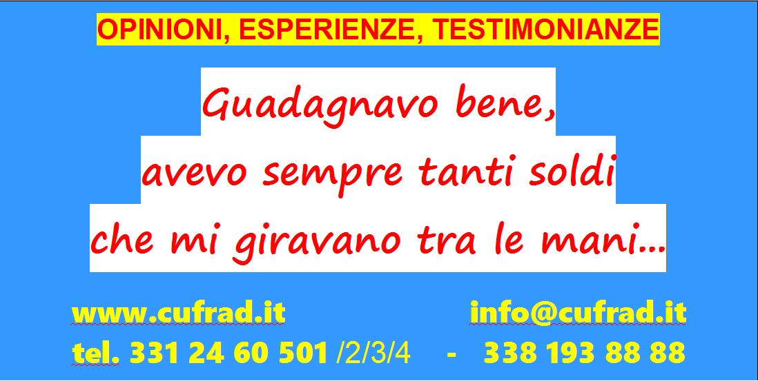 Guadagnavo bene, avevo sempre tanti soldi che mi giravano tra le mani... ma ero talmente stanco del mio lavoro che ho preso un esaurimento e ho iniziato a maltrattare e ad insultare tutti... e così ho iniziato a bere e...