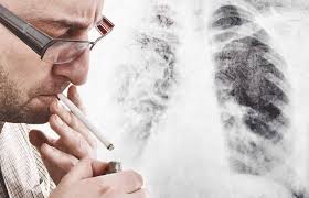 Apparato respiratorio e mal di gola da fumo